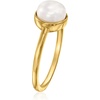 image:imageRossSimons 657mm Cultured Pearl Ring in 18kt Gold Over Sterling