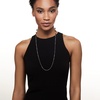 image:imageRossSimons 665mm Black Cultured Pearl Station Necklace in Sterling Silver240 Inches