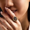 image:imageRossSimons 900 Carat Smoky Quartz Ring With 30 ct tw White Topaz in 18kt Gold Over SterlingQuartz