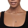 image:imageRossSimons 995mm Black Cultured Pearl Cat Pendant Necklace With Diamonds in Sterling Silver 18 inches
