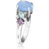 image:imageRossSimons Blue Chalcedony and 68 ct tw Pastel MultiGemstone Ring in Sterling SilverAmethyst