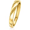 image:imageRossSimons Italian 10kt Yellow Gold Beaded Stripe RingNo Gemstone