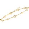image:imageRossSimons Italian 115 ct tw BezelSet CZ Station Anklet9 Inches