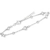 image:imageRossSimons Italian 115 ct tw BezelSet CZ Station Anklet9 Inches