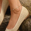 image:imageRossSimons Italian 115 ct tw BezelSet CZ Station Anklet9 Inches