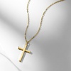 image:imageRossSimons Italian 14kt Yellow Gold Cross NecklaceNo Gemstone