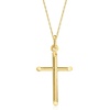 image:imageRossSimons Italian 14kt Yellow Gold Cross Pendant