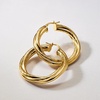 image:imageRossSimons Italian 14kt Yellow GoldPlated Twisted Hoop Earrings
