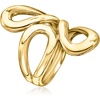 image:imageRossSimons Italian 18kt Gold Over Sterling Abstract Floral RingNo Gemstone