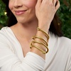 image:imageRossSimons Italian 18kt Gold Over Sterling Flexible 4In1 NecklaceBracelet