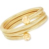 image:imageRossSimons Italian 18kt Gold Over Sterling Flexible 4In1 NecklaceBracelet