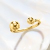 image:imageRossSimons Italian 18kt Gold Over Sterling OpenSpace Bead RingNo Gemstone