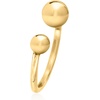 image:imageRossSimons Italian 18kt Gold Over Sterling OpenSpace Bead RingNo Gemstone