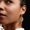image:imageRossSimons Italian 18kt Gold Over Sterling Twisted Floral Drop Earrings