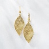 image:imageRossSimons Italian 18kt Gold Over Sterling Twisted Floral Drop Earrings