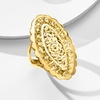 image:imageRossSimons Italian 18kt Yellow Gold Floral Openwork RingNo Gemstone