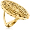 image:imageRossSimons Italian 18kt Yellow Gold Floral Openwork RingNo Gemstone