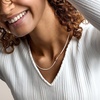 image:imageRossSimons Italian 2mm Sterling Silver Herringbone NecklaceNo Gemstone