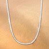 image:imageRossSimons Italian 2mm Sterling Silver Herringbone NecklaceNo Gemstone