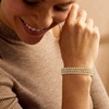 image:imageRossSimons Italian 5mm 18kt Gold Over Sterling Jewelry Set 3 Bead Stretch Braceletsyellow