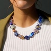 image:imageRossSimons Italian Multicolored Murano Glass Bead Necklace in 18kt Gold Over Sterling180 Inches