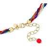 image:imageRossSimons Italian Multicolored Murano Glass Millefiori MultiStrand Necklace With 18kt Gold Over Sterling 18 inches
