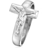 image:imageRossSimons Italian Sterling Silver Crucifix RingNo Gemstone