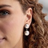 image:imageRossSimons Italian Sterling Silver DoubleBead Drop Earrings