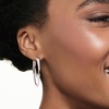 image:imageRossSimons Italian Sterling Silver DoubleOval Hoop Earrings