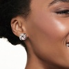 image:imageRossSimons Italian Sterling Silver Jewelry Set Love Knot Necklace and Earrings 20 inches