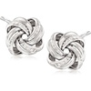 image:imageRossSimons Italian Sterling Silver Jewelry Set Love Knot Necklace and Earrings 20 inches