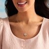 image:imageRossSimons Italian Sterling Silver and 18kt Gold Over Sterling Love Knot Necklace 18 inches