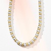 image:imageRossSimons Italian Sterling Silver and 22kt Gold Over Sterling Bead NecklaceNo Gemstone