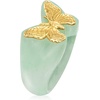 image:imageRossSimons Jade Butterfly Ring in 14kt Yellow GoldJade