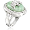 image:imageRossSimons Jade Elephant Ring in Sterling SilverJade