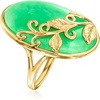 image:imageRossSimons Jade Vine Ring in 18kt Gold Over SterlingJade