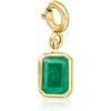 image:imageRossSimons JuneMoonstone  Rectangular Birthstone Charm in 18kt Gold Over Sterling