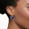 image:imageRossSimons Lapis Heart Drop Earrings in Sterling Silver