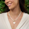image:imageRossSimons MotherOfPearl Heart Toggle Necklace in 18kt Gold Over Sterlingmother of pearl