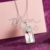 image:imageRossSimons MotherOfPearl and 30 ct tw White Topaz Cardinal Pendant Necklace With Multicolored Enamel in Sterling Silvermother of pearl