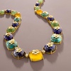 image:imageRossSimons MultiGemstone Floral Overlay Necklace With 500 ct tw White Topaz and 13 ct tw Diamonds in 18kt Gold Over SterlingAventurine