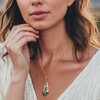 image:imageRossSimons Multicolored Enamel and Abalone Shell Hummingbird Mosaic Pendant Necklace in 18kt Gold Over Sterling 18 inches