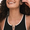 image:imageRossSimons Onyx Cross Pendant Necklace in 18kt Gold Over Sterling 18 inches