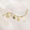 image:imageRossSimons Onyx Moonstone and 13 ct tw MultiGemstone Zodiac Symbols Charm in 18kt Gold Over Sterling
