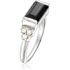 image:imageRossSimons Onyx Ring With 152mm Cultured Pearls in Sterling Silver
