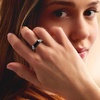 image:imageRossSimons Onyx Ring With 152mm Cultured Pearls in Sterling Silver