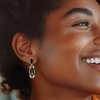 image:imageRossSimons Onyx and 60 ct tw MultiGemstone Art DecoStyle Drop Earrings in Sterling Silver