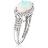 image:imageRossSimons Opal and 58 ct tw LabGrown Diamond Ring in PlatinumDiamond