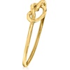 image:imageRossSimons Pure Collection Italian 14kt Yellow Gold Love Knot Ring Size 8