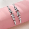 image:imageRossSimons RhodiumPlated Drop Earrings With 600 ct tw Czs